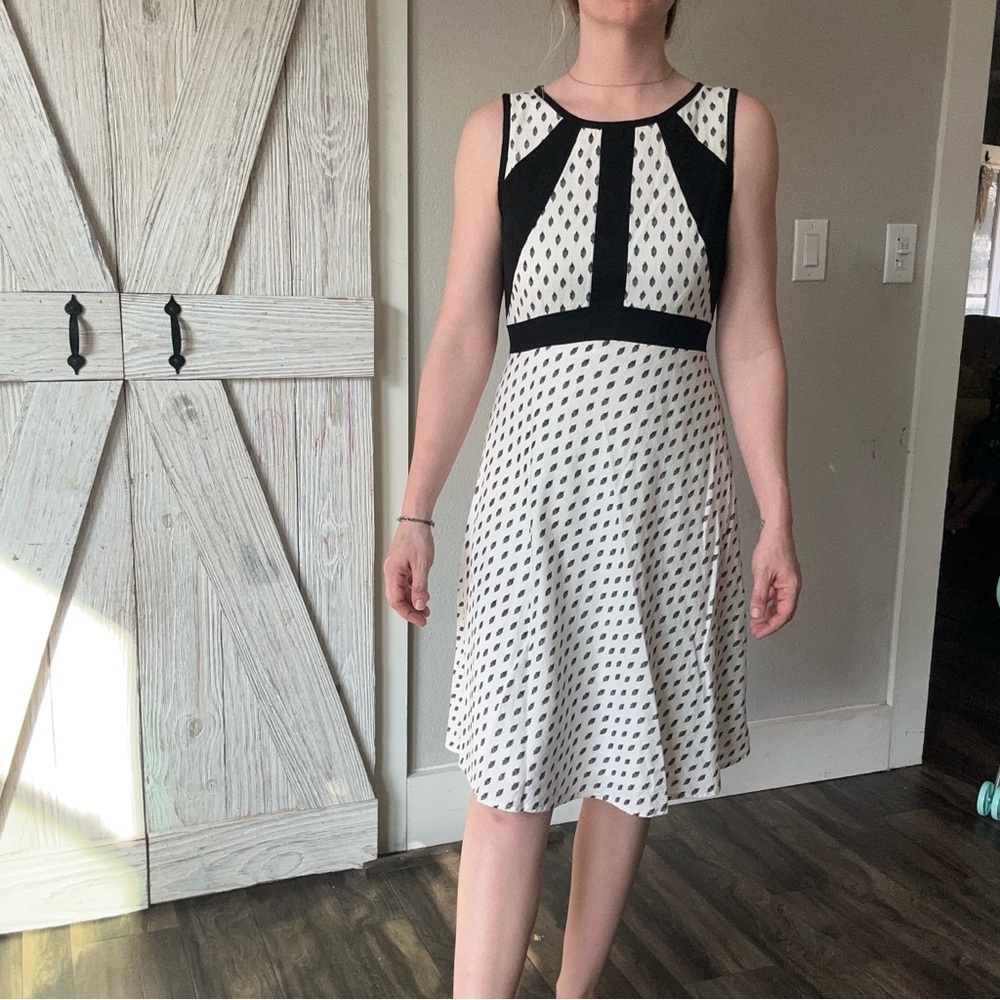 Ivanka Trump Linen A-Line Dress